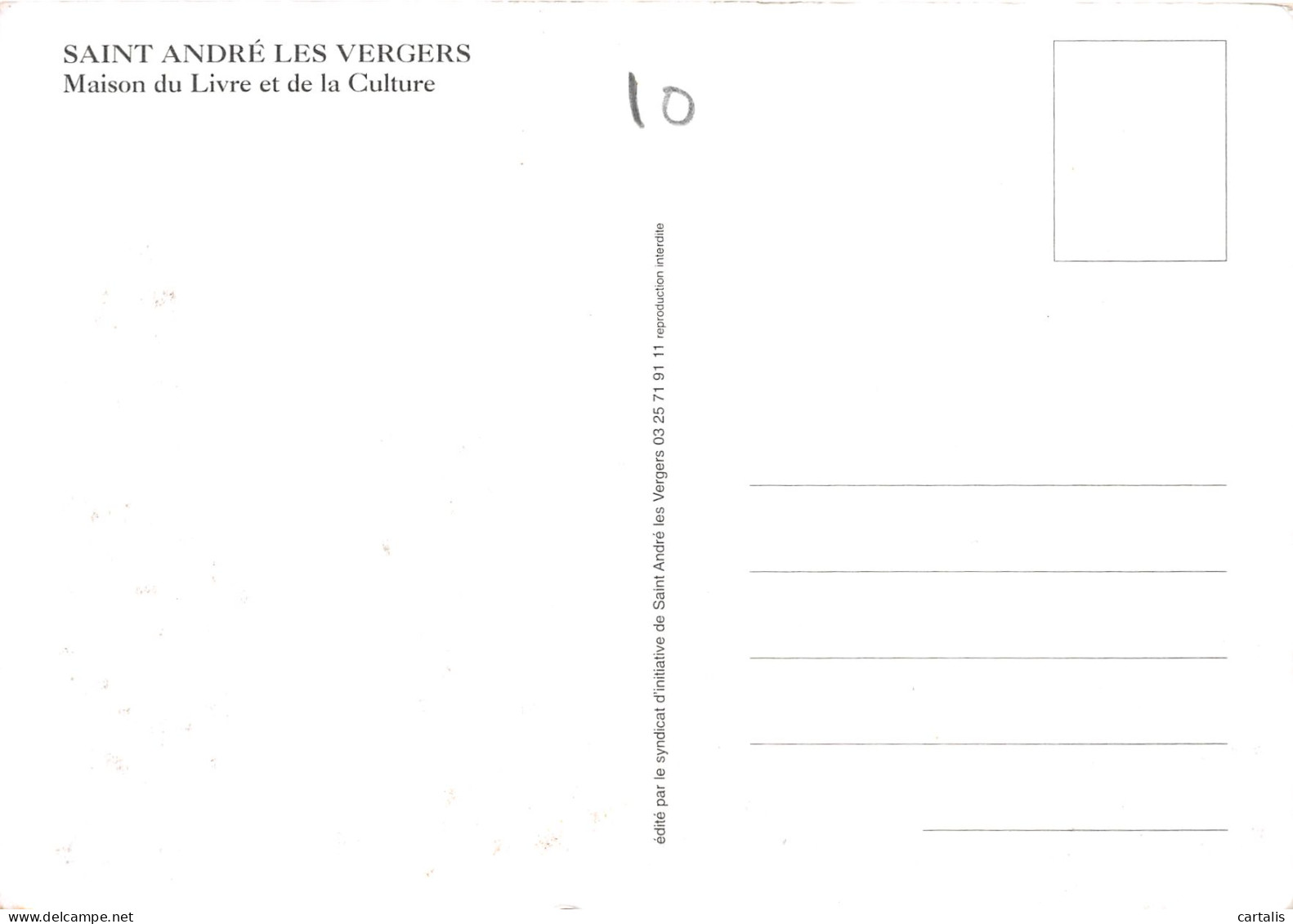 10-SAINT ANDRE LES VERGERS-N°C4075-C/0225 - Sonstige & Ohne Zuordnung