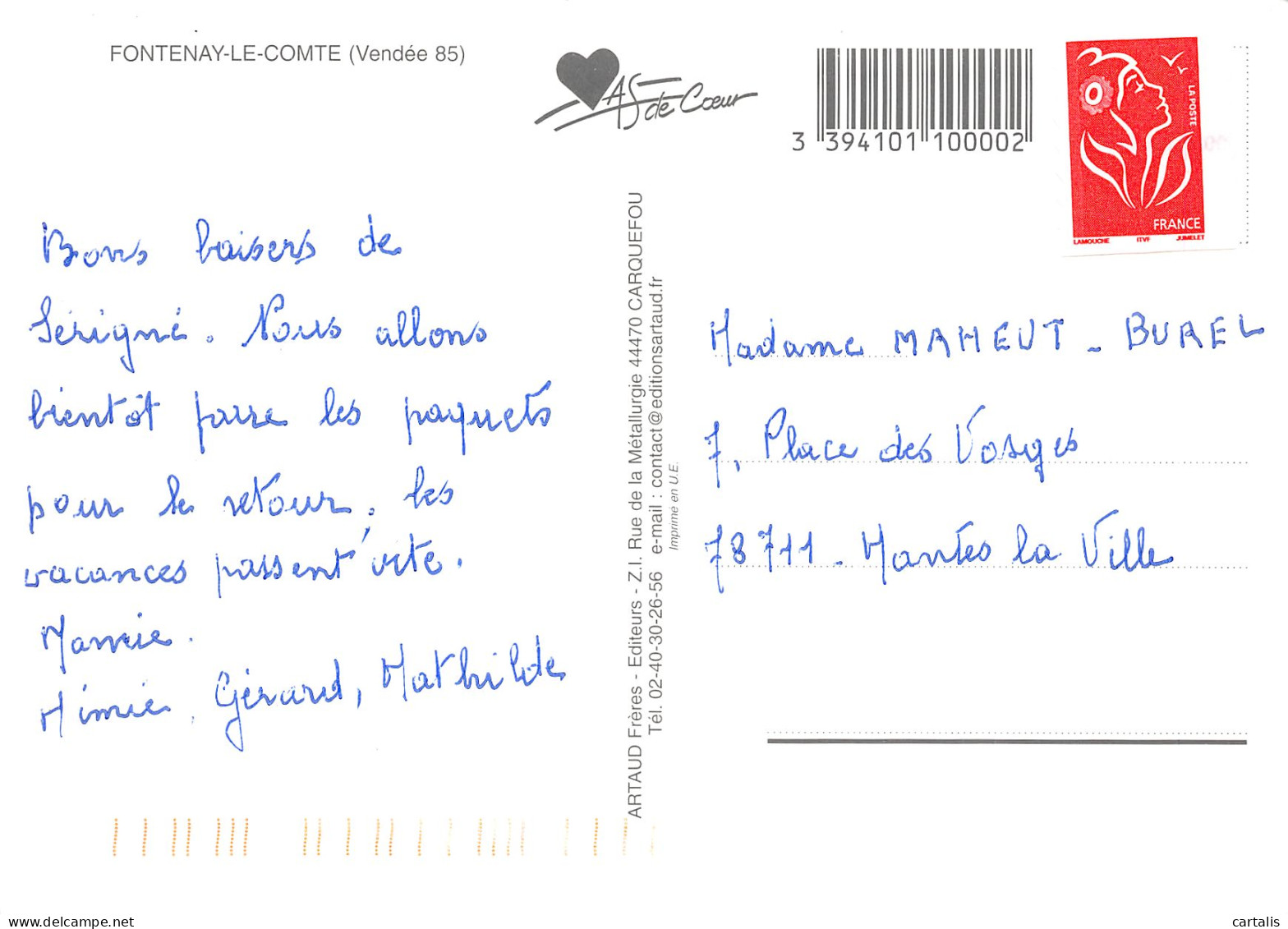 85-FONTENAY LE COMTE-N°C4075-A/0151 - Fontenay Le Comte