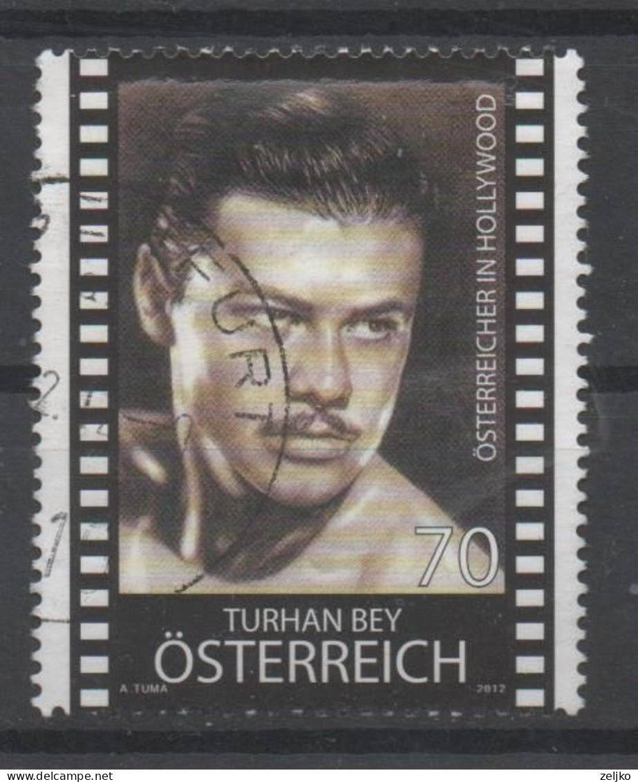 Austria, Used, 2012, Michel 2827, Turhan Bey, Austrian Actor In Hollywood - Usati