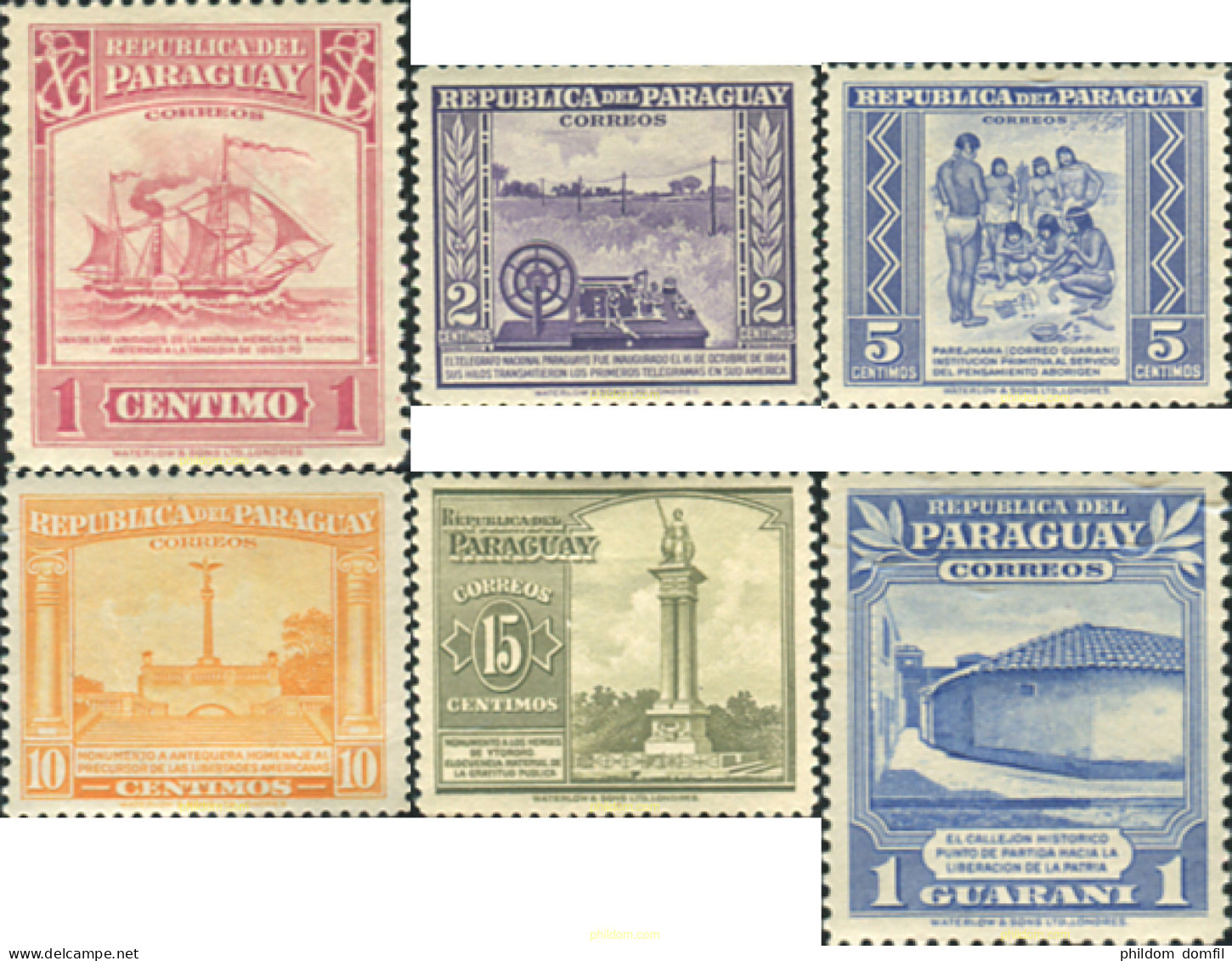 690560 MNH PARAGUAY 1946 VISTAS - Paraguay