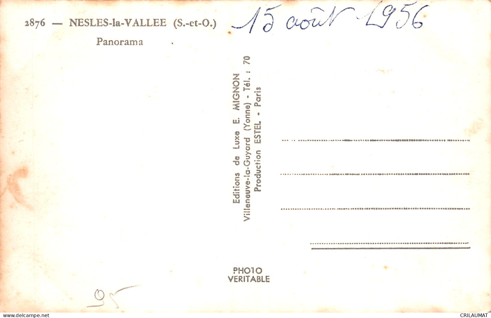 95-NESLES LA VALLEE-N°T5098-D/0183 - Nesles-la-Vallée