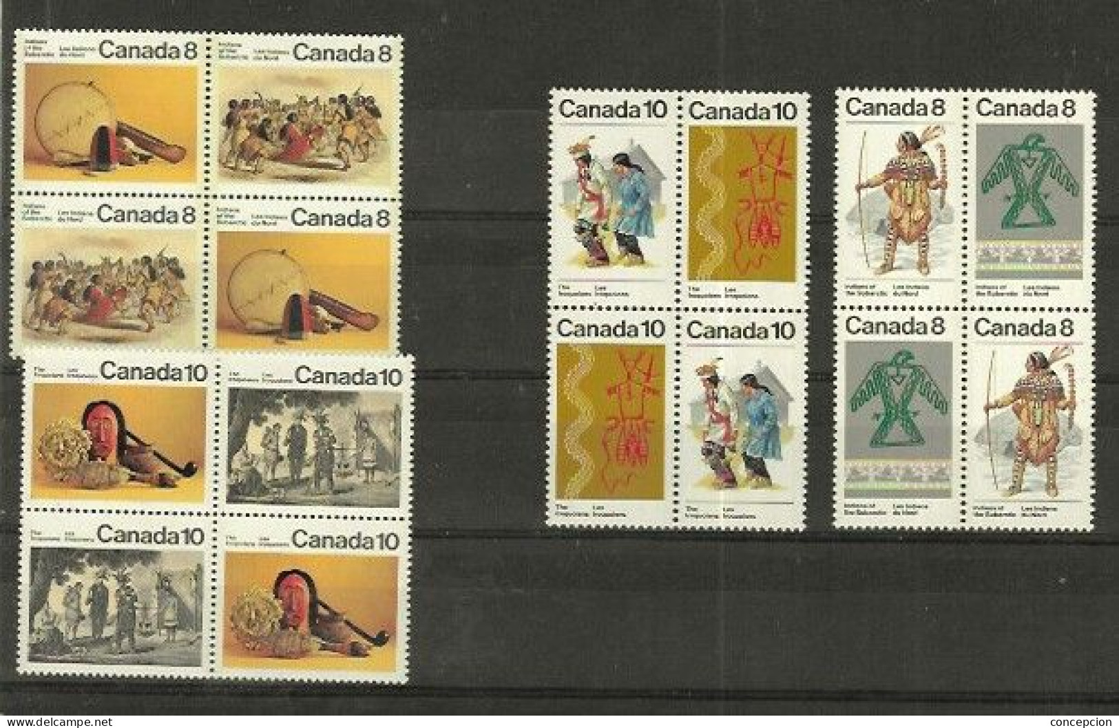 CANADA Nº 561 AL 564 DOS SERIES - Unused Stamps