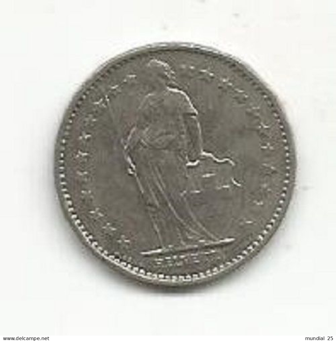 SWITZERLAND 1/2 FRANC 1981 - 1/2 Franken