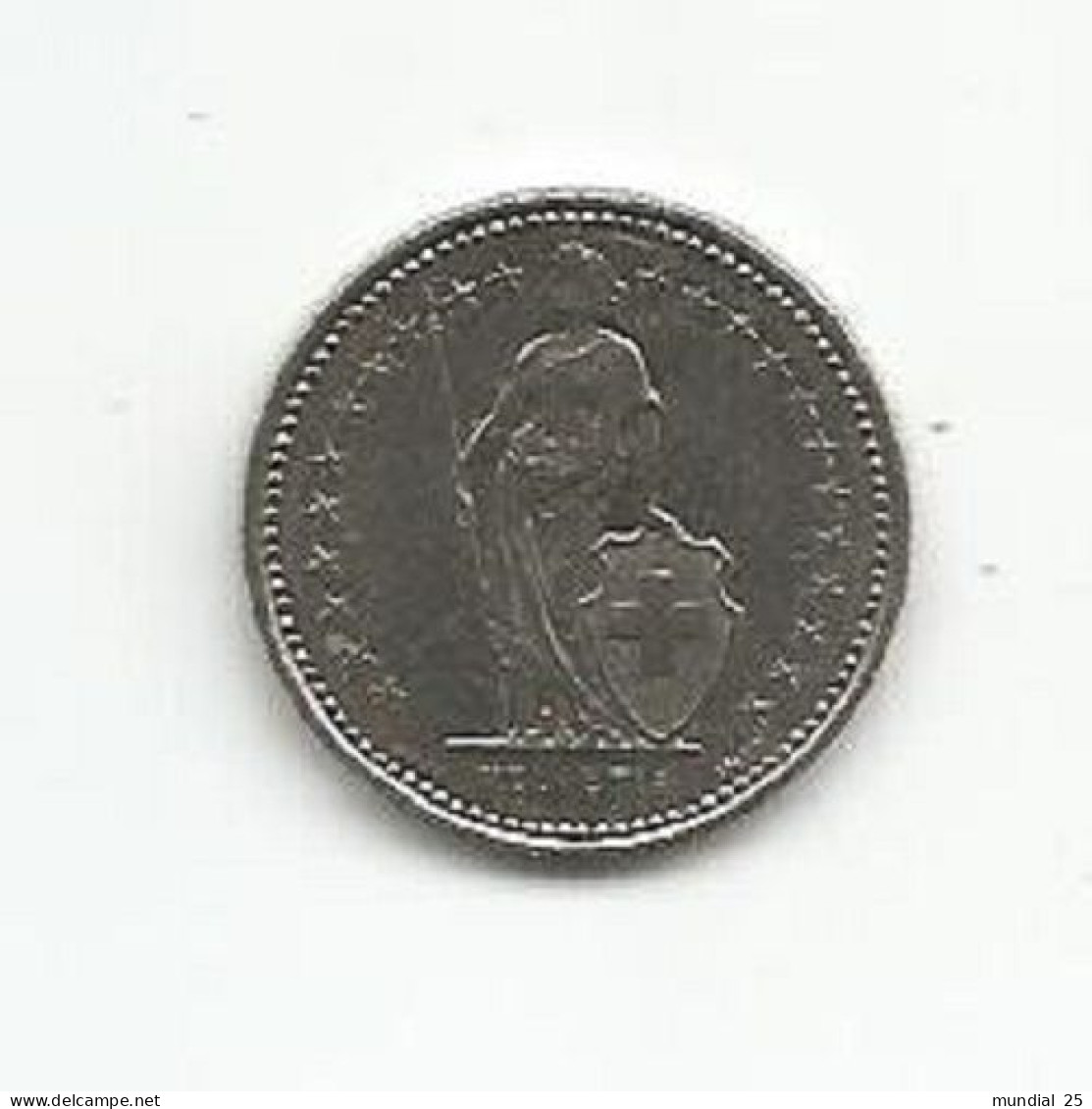 SWITZERLAND 1/2 FRANC 1983 - 1/2 Franc