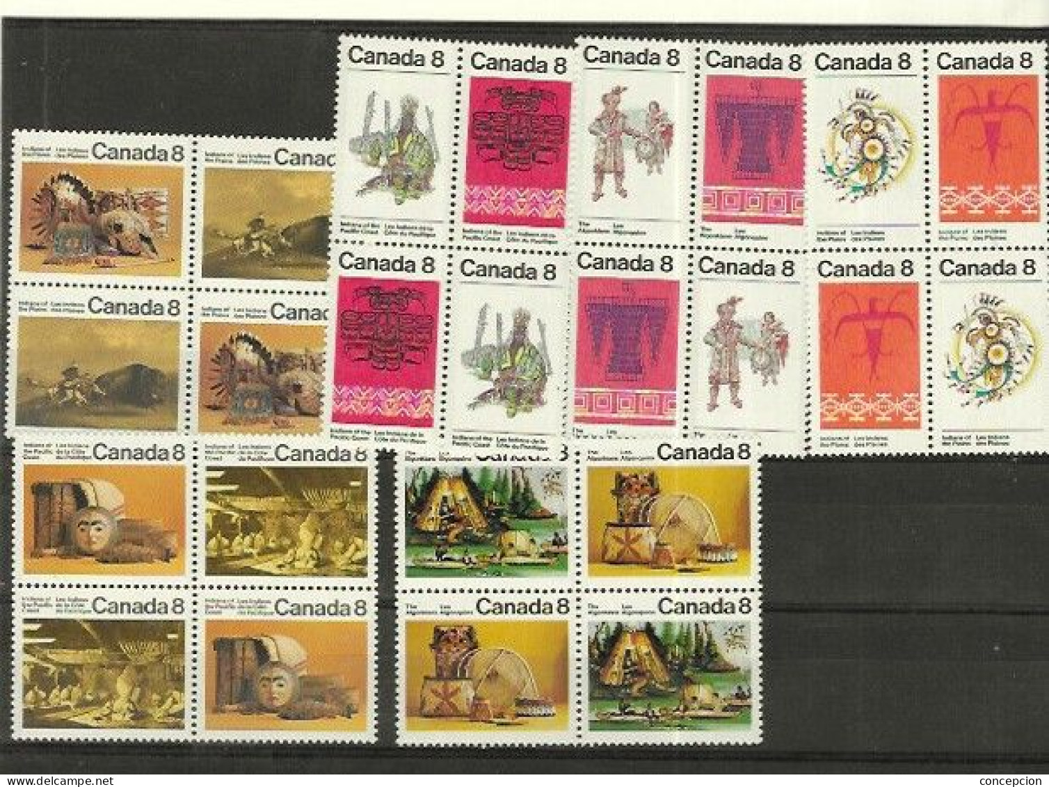 CANADA Nº  481 AL 484B  DOS SERIES - Nuevos