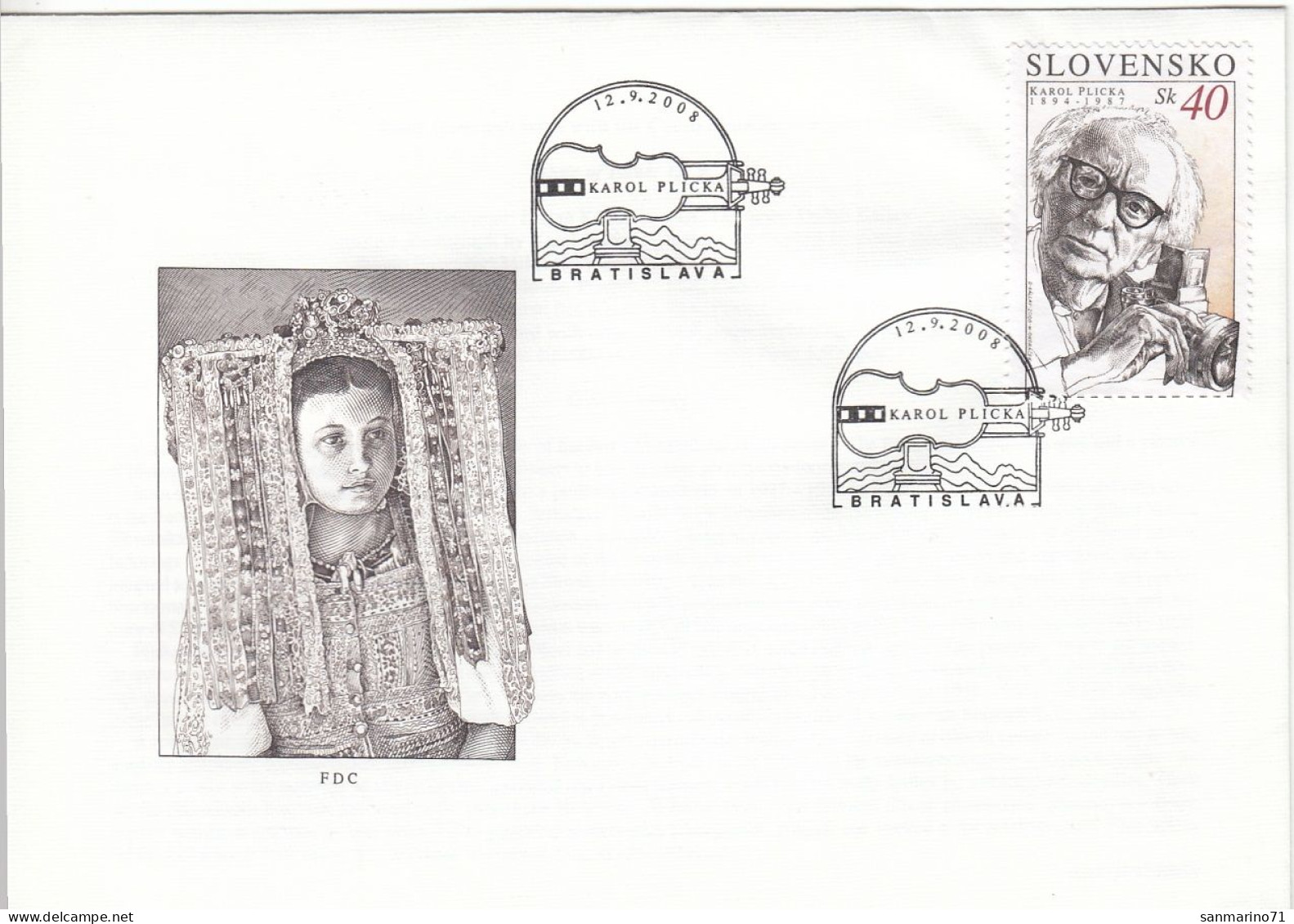 FDC SLOVAKIA 586 - Other & Unclassified