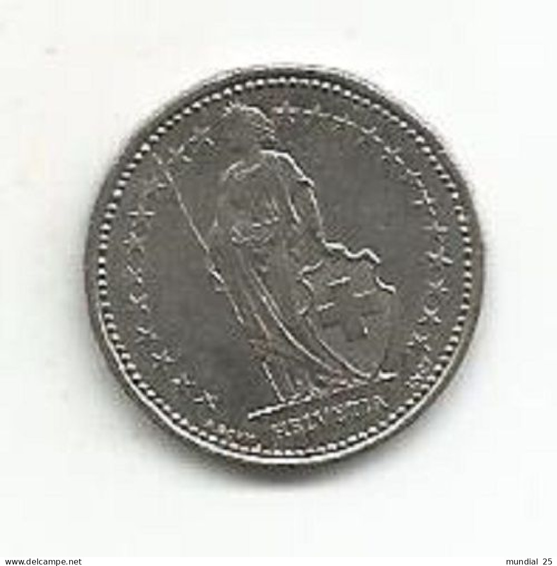 SWITZERLAND 1/2 FRANC 1984 - 1/2 Franken