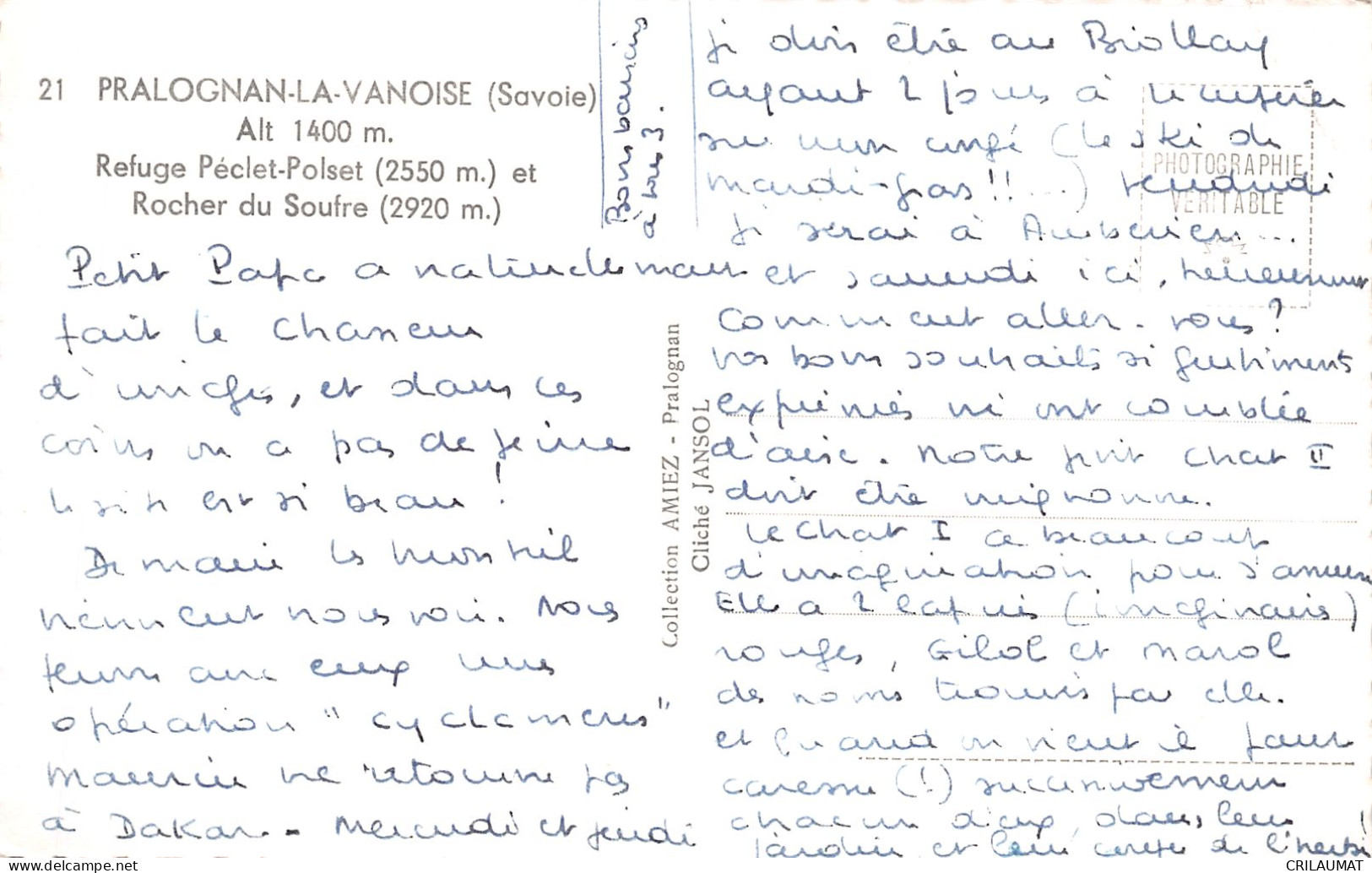 73-PRALOGNAN LA VANOISE-N°T5098-H/0133 - Pralognan-la-Vanoise