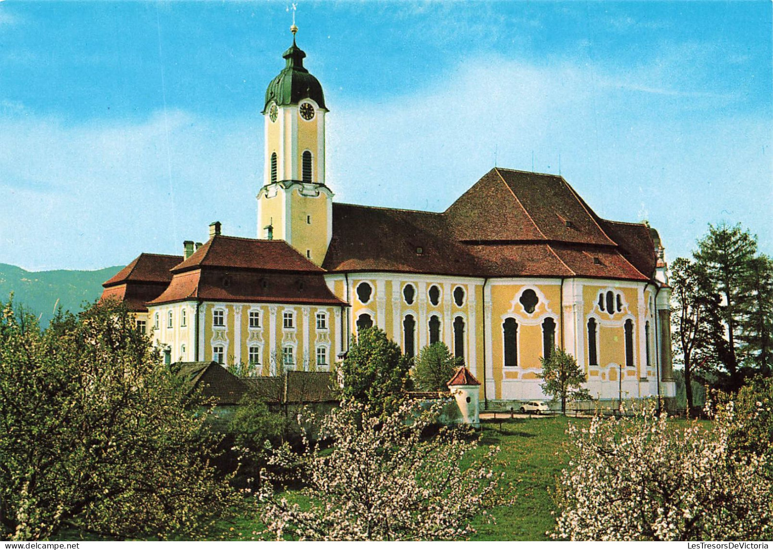 AUTRICHE - Die Wies - Wallfahrstskirche Zum GegeiBelten Heiland Erbaut 1746 - 54 Von Dominikus Zimmermann- Carte Postale - Wies