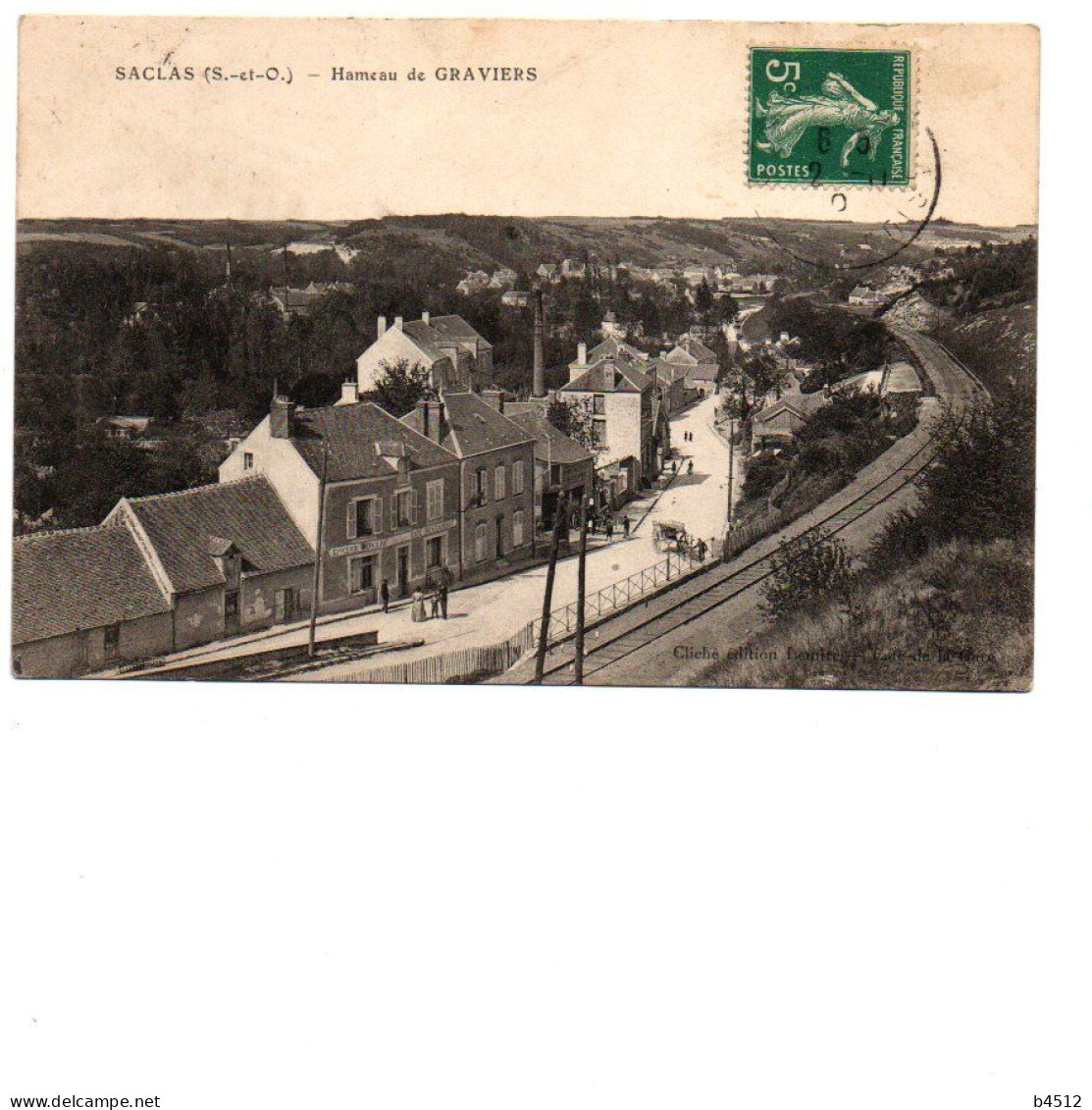 91 SACLAS Hameau Des Graviers , Ligne De Chemin De Fer - Sonstige & Ohne Zuordnung