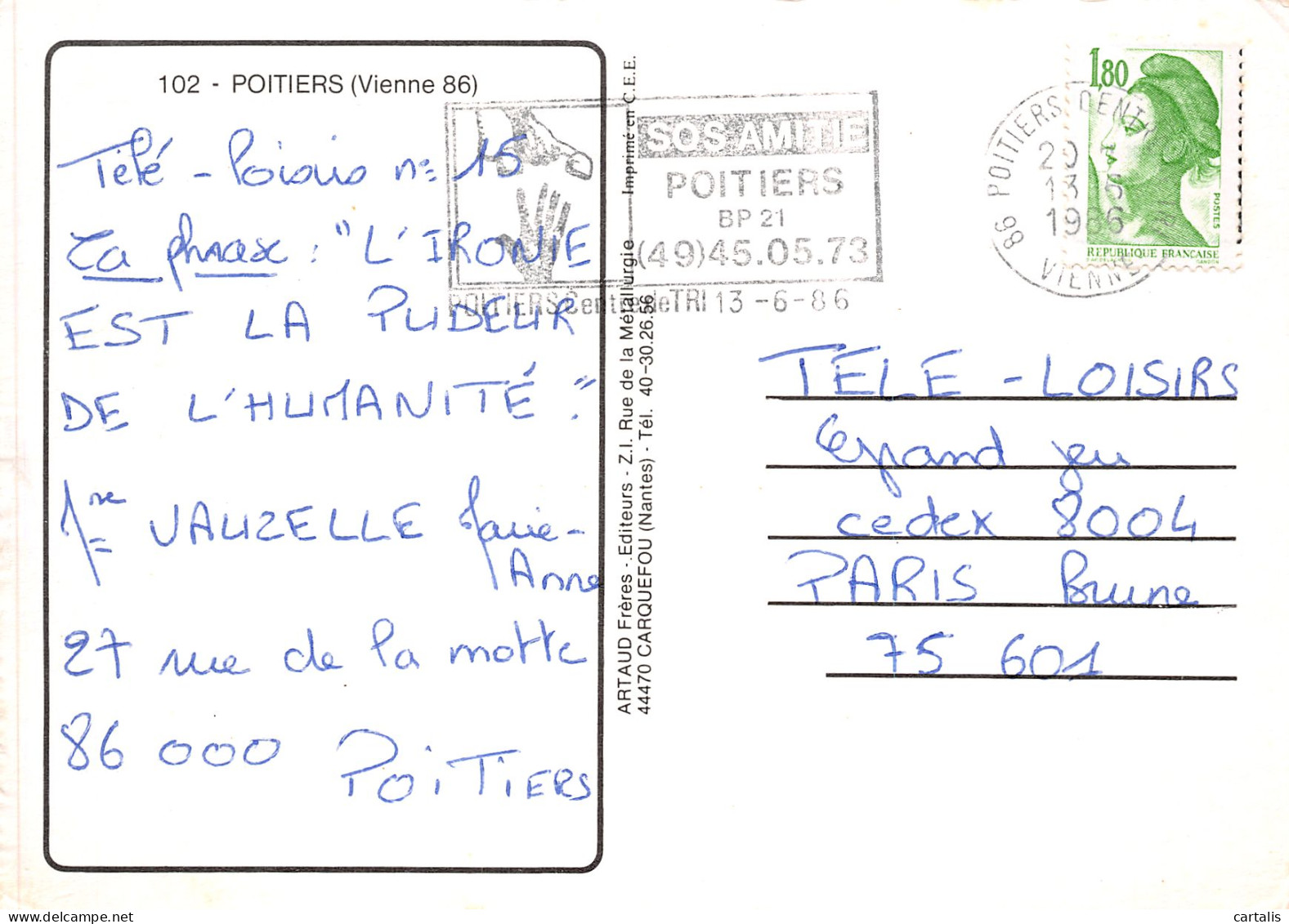 86-POITIERS-N°C4077-B/0129 - Poitiers