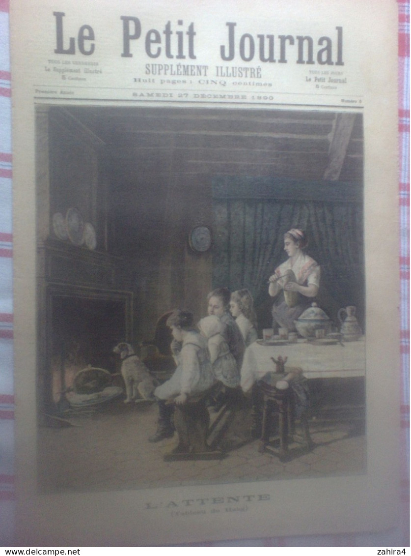 Le Petit Journal N°5 L'attente Tableau De Haag Evasion De Redon Dans La Forêt Vierge Guyane La Chansson Ernest Chebroux - Riviste - Ante 1900