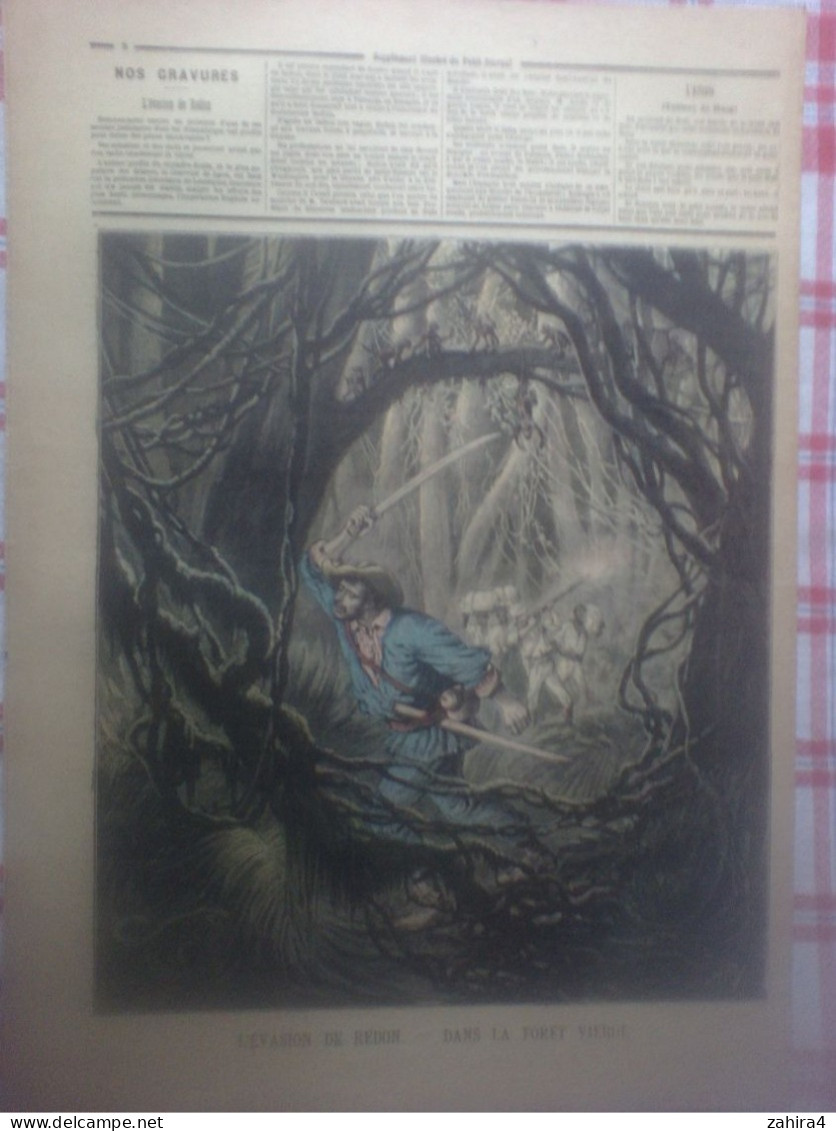 Le Petit Journal N°5 L'attente Tableau De Haag Evasion De Redon Dans La Forêt Vierge Guyane La Chansson Ernest Chebroux - Tijdschriften - Voor 1900