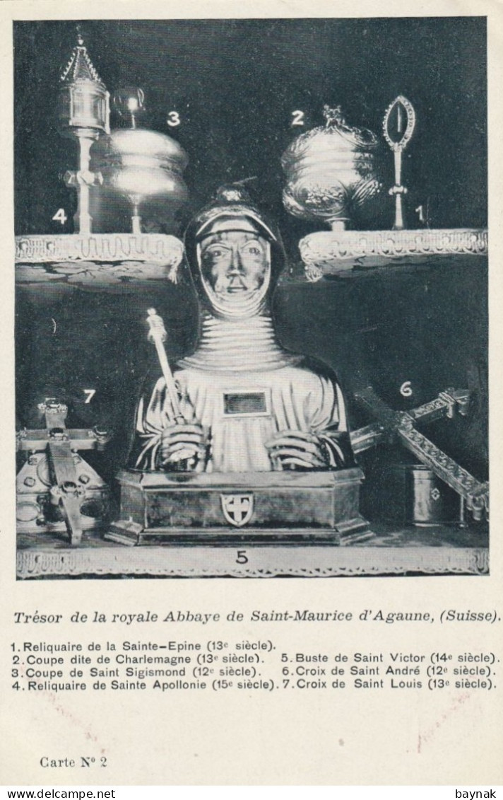 VS271  --  SAINT  MAURICE D" AGAUNE  --  TRESOR DE LA ROYALE ABBAYE - Saint-Maurice