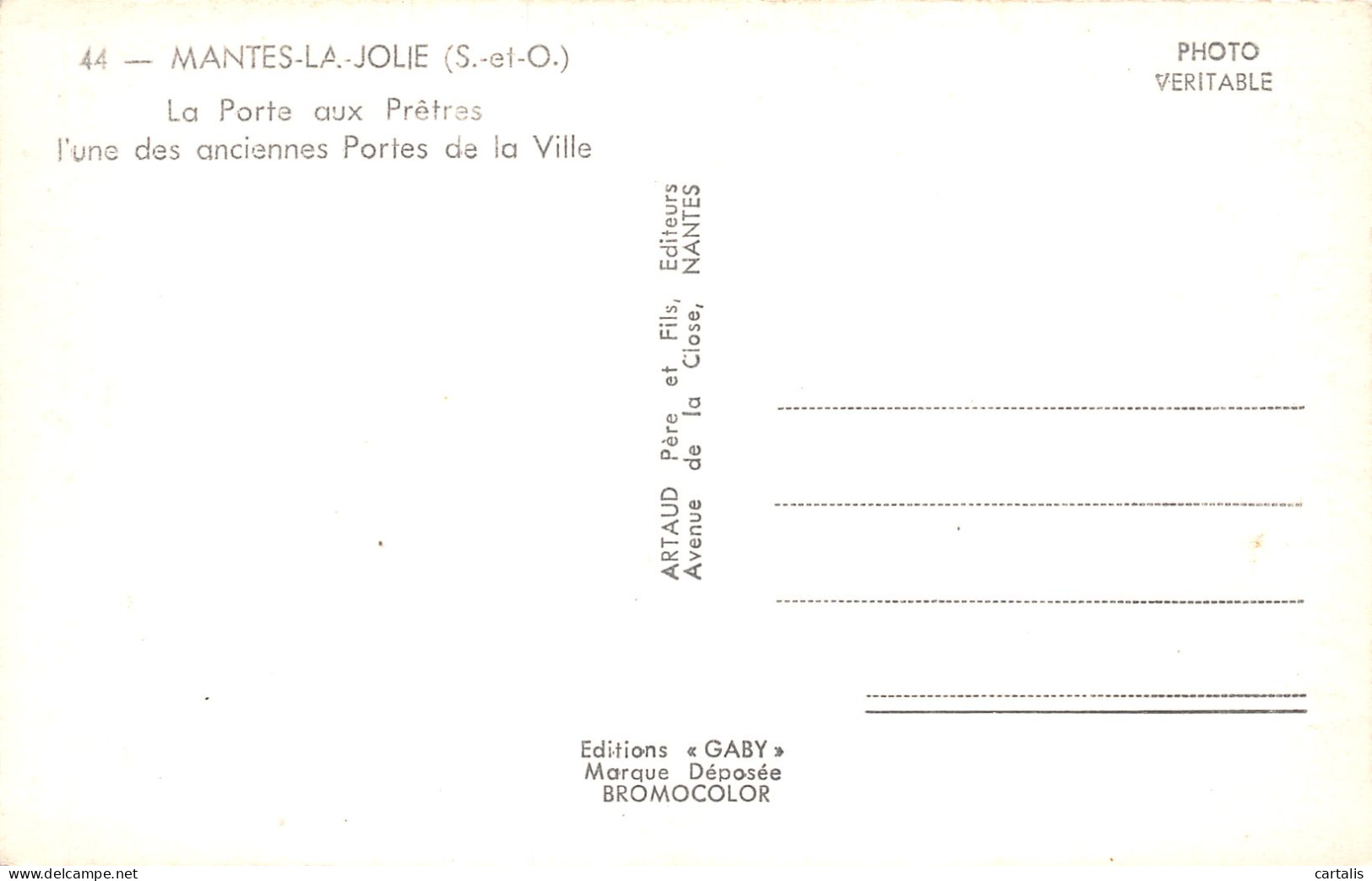 78-MANTES LA JOLIE-N°C4077-E/0375 - Mantes La Jolie