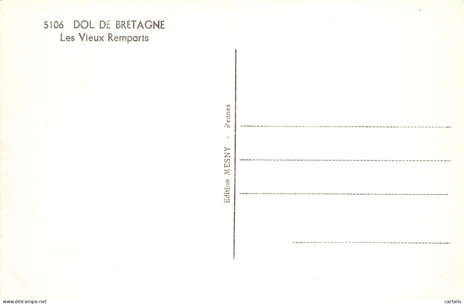 35-DOL DE BRETAGNE-N°C4077-E/0307 - Dol De Bretagne