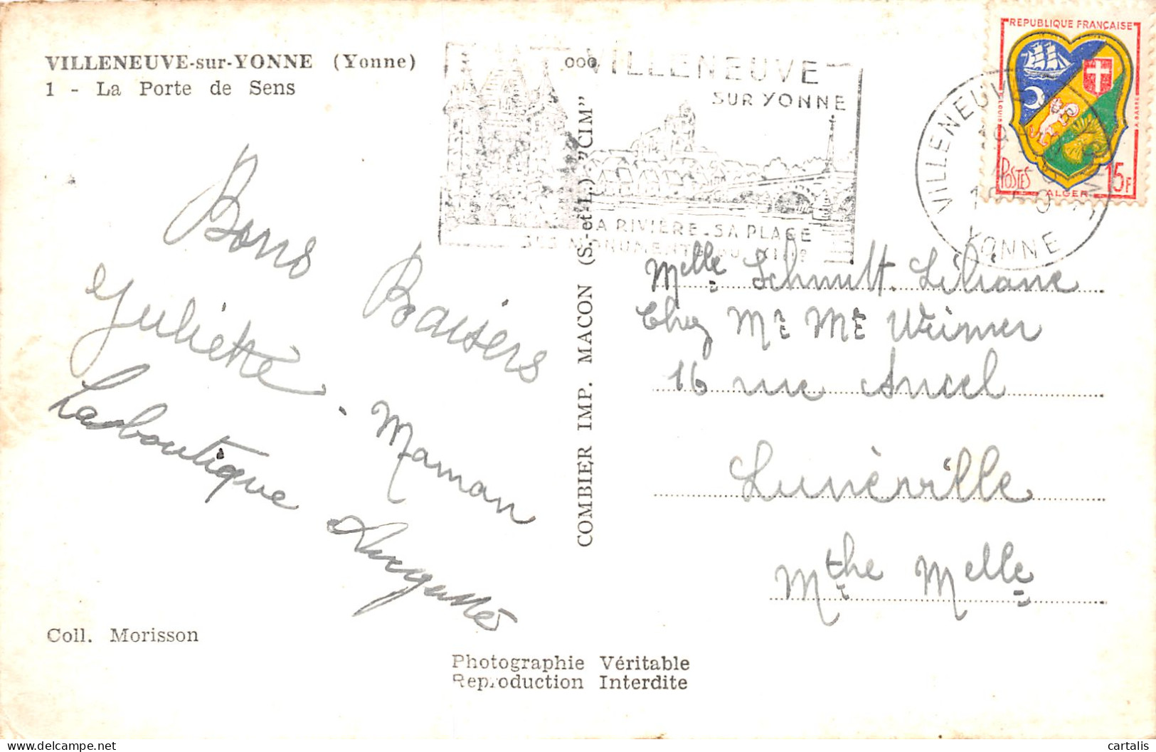 89-VILLENEUVE SUR YONNE-N°C4077-E/0023 - Villeneuve-sur-Yonne