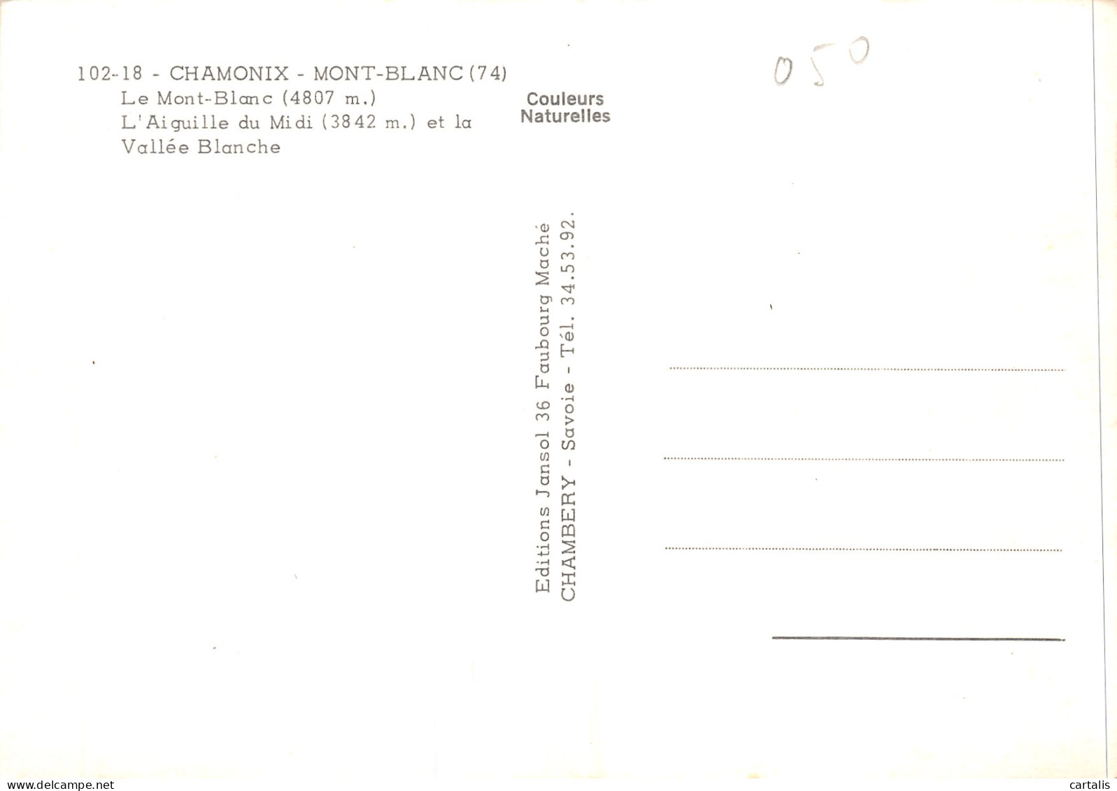 74-CHAMONIX-N°C4077-D/0397 - Chamonix-Mont-Blanc