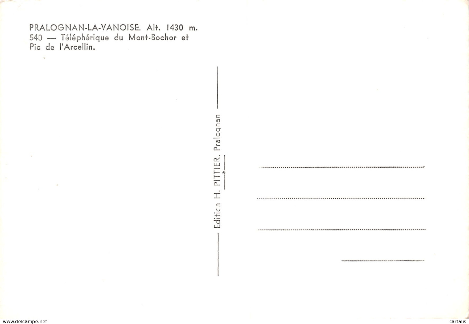 73-PRALOGNAN LA VANOISE-N°C4077-D/0325 - Pralognan-la-Vanoise