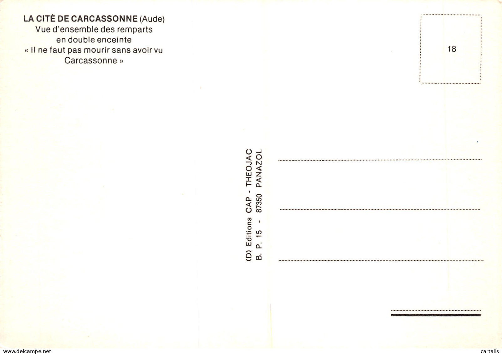 11-CARCASSONNE-N°C4077-D/0283 - Carcassonne