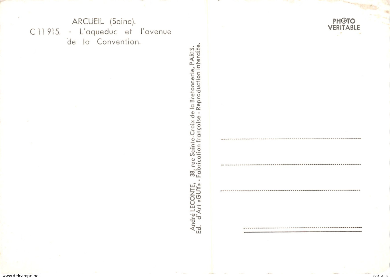 94-ARCUEIL-N°C4078-C/0113 - Arcueil