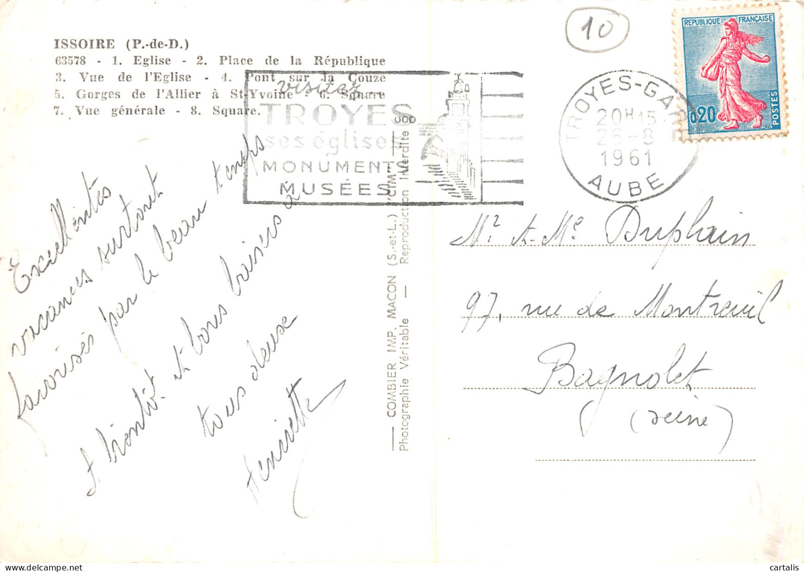 63-ISSOIRE-N°C4078-C/0111 - Issoire