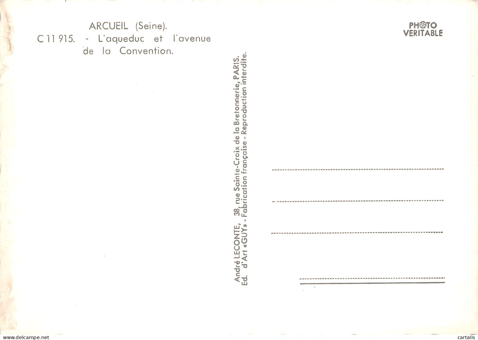 94-ARCUEIL-N°C4078-B/0285 - Arcueil