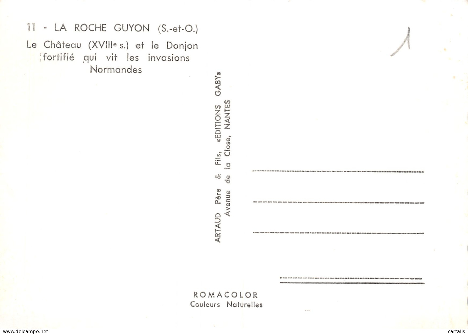 95-LA ROCHE GUYON-N°C4078-B/0189 - La Roche Guyon