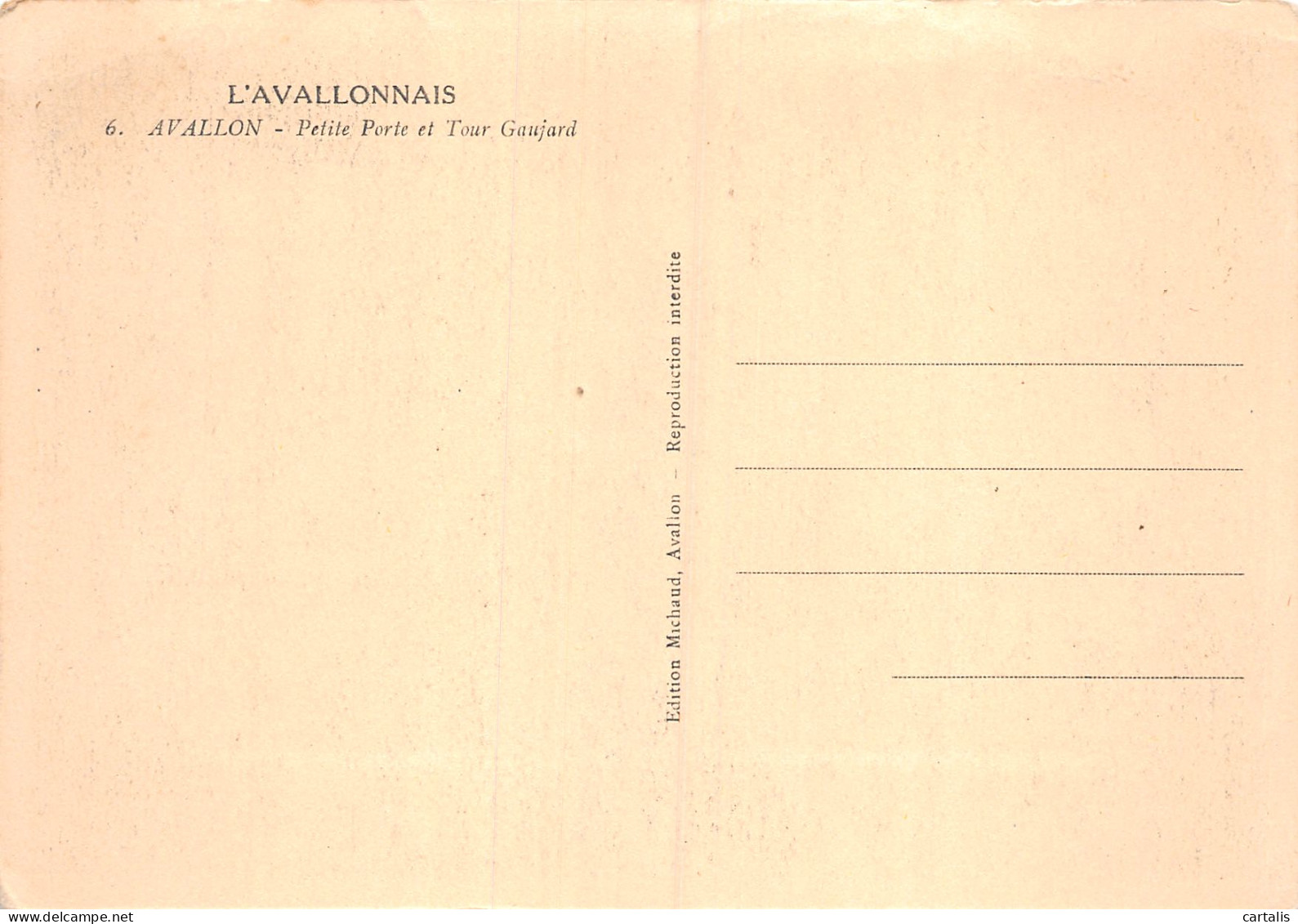 89-AVALLON-N°C4078-B/0165 - Avallon