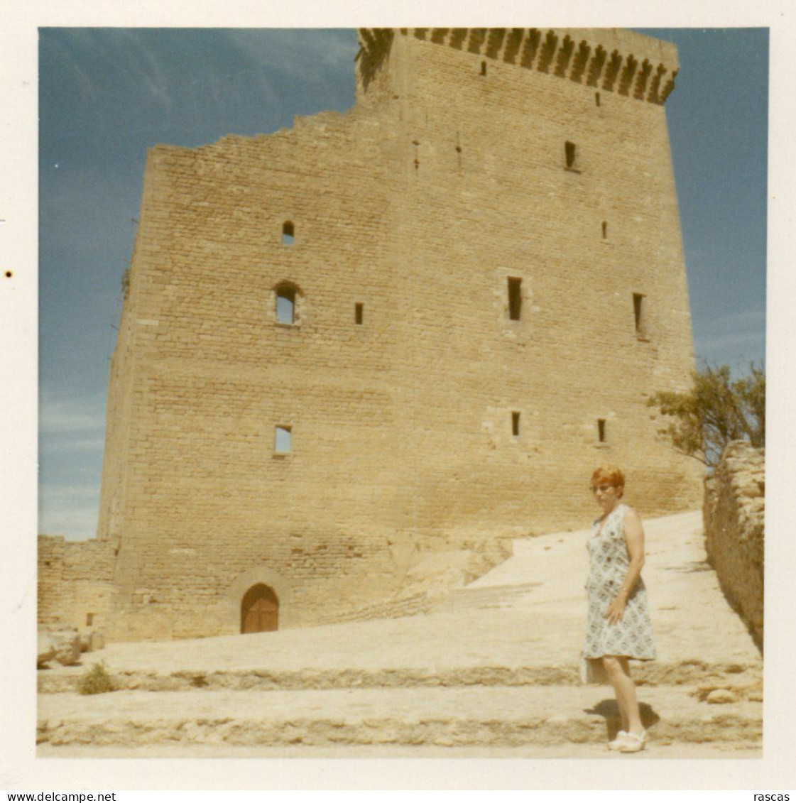 PHOTO ORIGINALE AL 2 - FORMAT 8.8 X 8.8 - VAUCLUSE - CHATEAUNEUF DU PAPE - 1970 - Orte