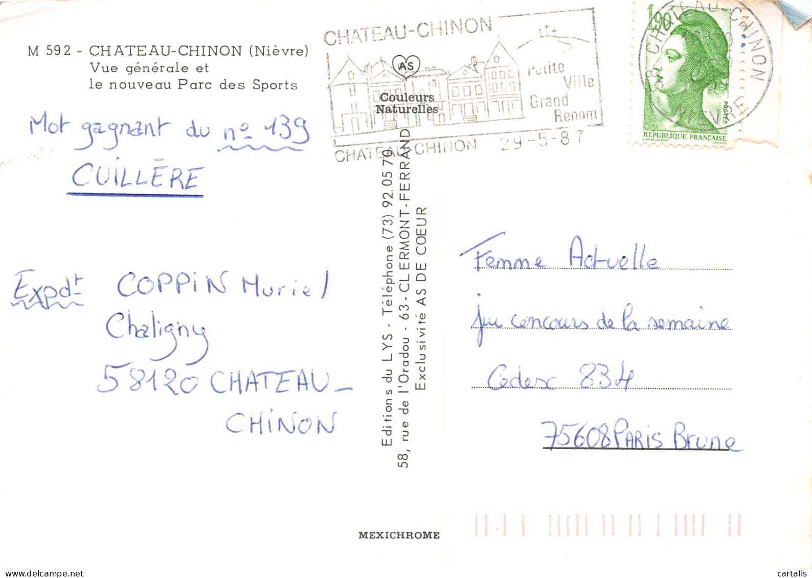 58-CHATEAU CHINON-N°C4079-A/0059 - Chateau Chinon