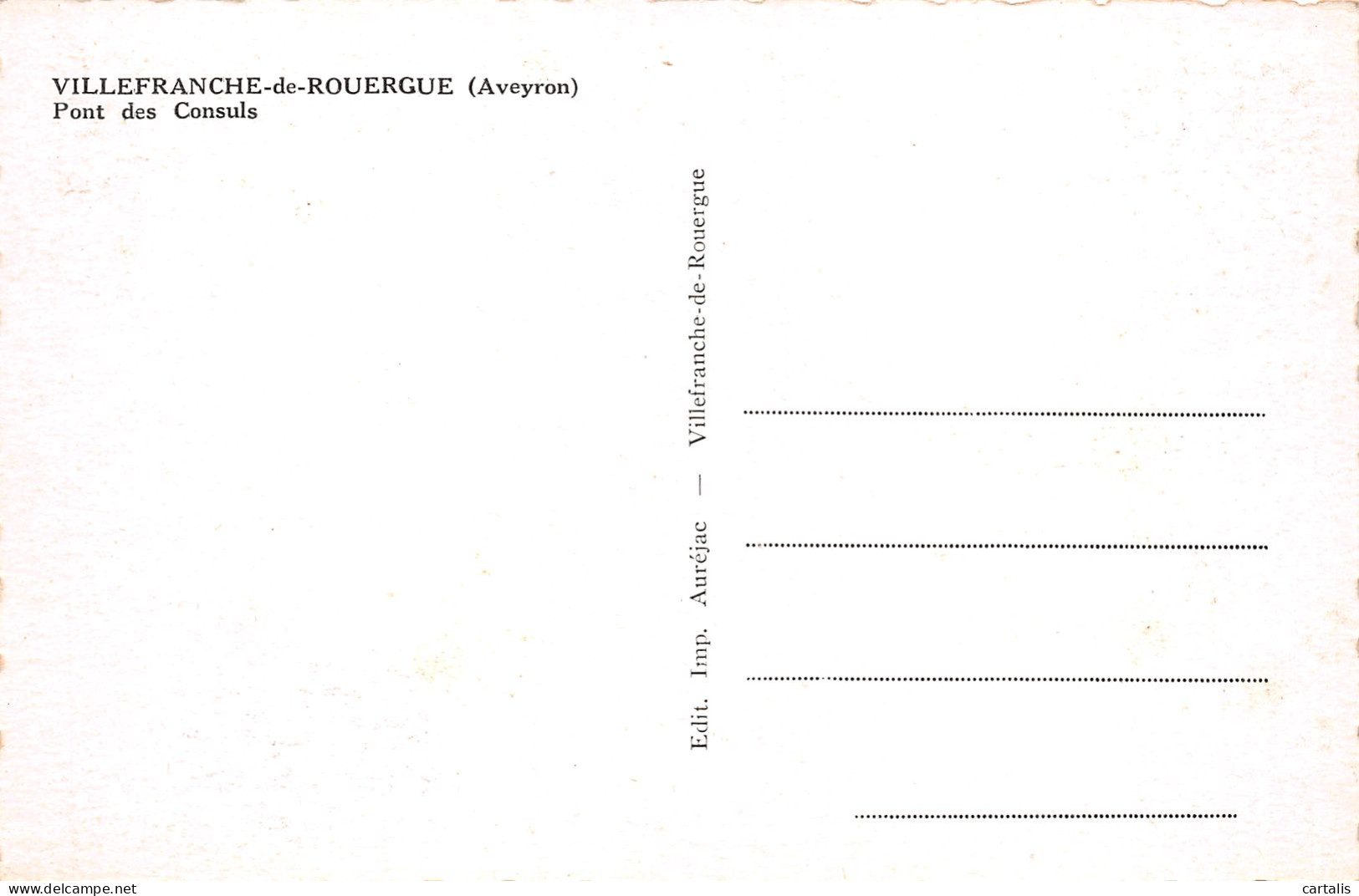 12-VILLEFRANCHE DE ROUERGUE-N°C4078-E/0095 - Villefranche De Rouergue