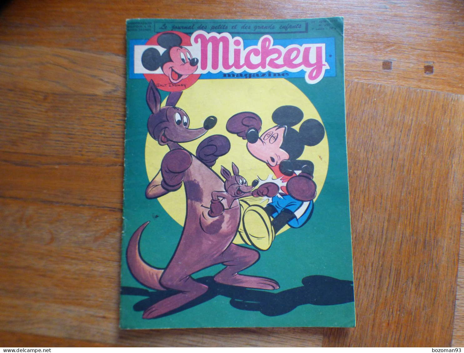 JOURNAL MICKEY BELGE  N° 351 Du 20/06/1957  COVER MJCKEY  + LA FLECHE NOIRE - Journal De Mickey