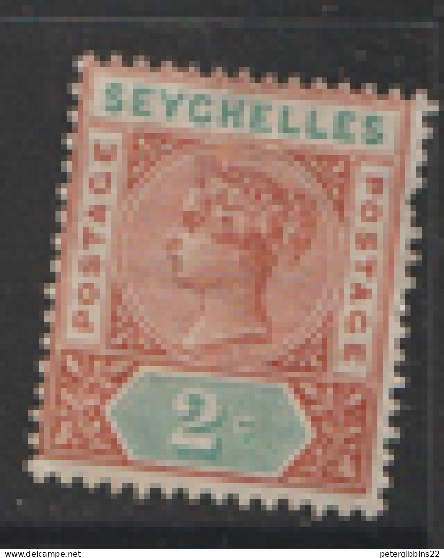 Seychelles  1897 SG  28  2d Mounted Mint - Seychellen (...-1976)