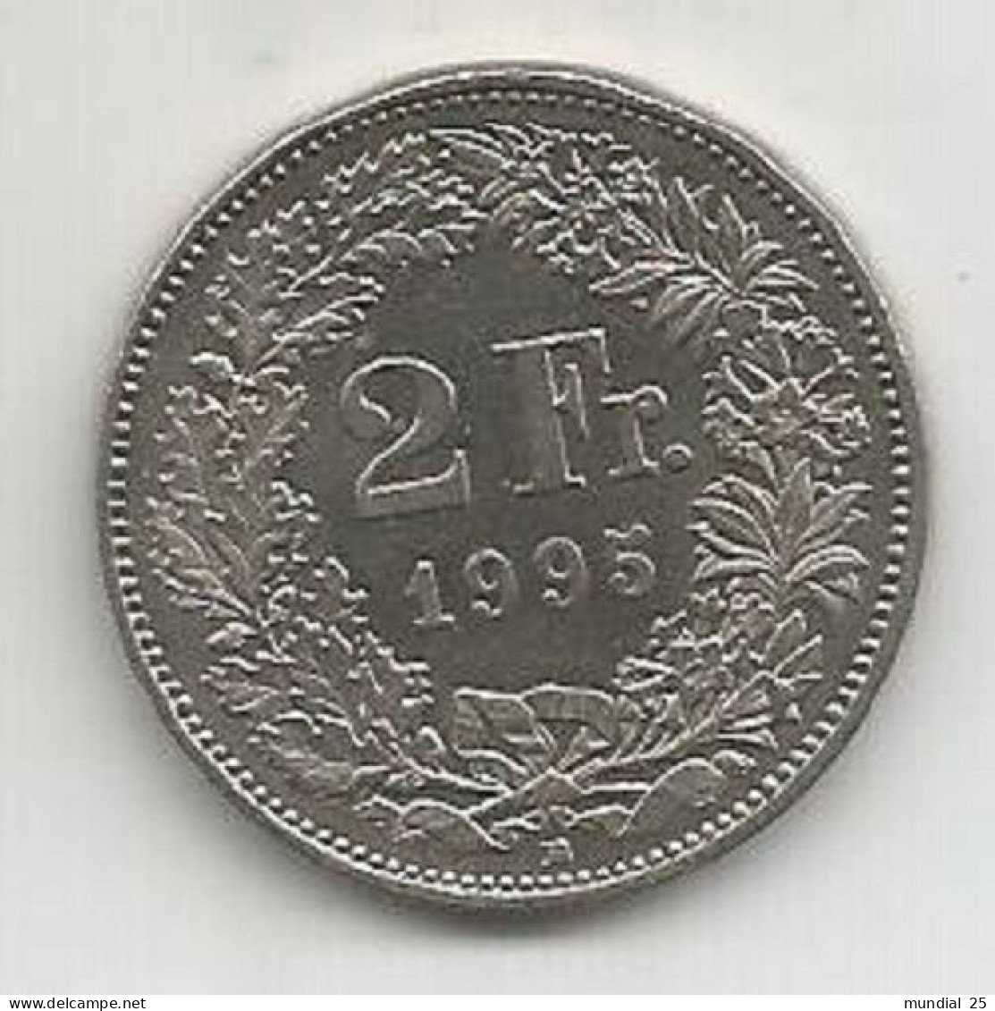 SWITZERLAND 2 FRANCS 1995 B - 2 Francs
