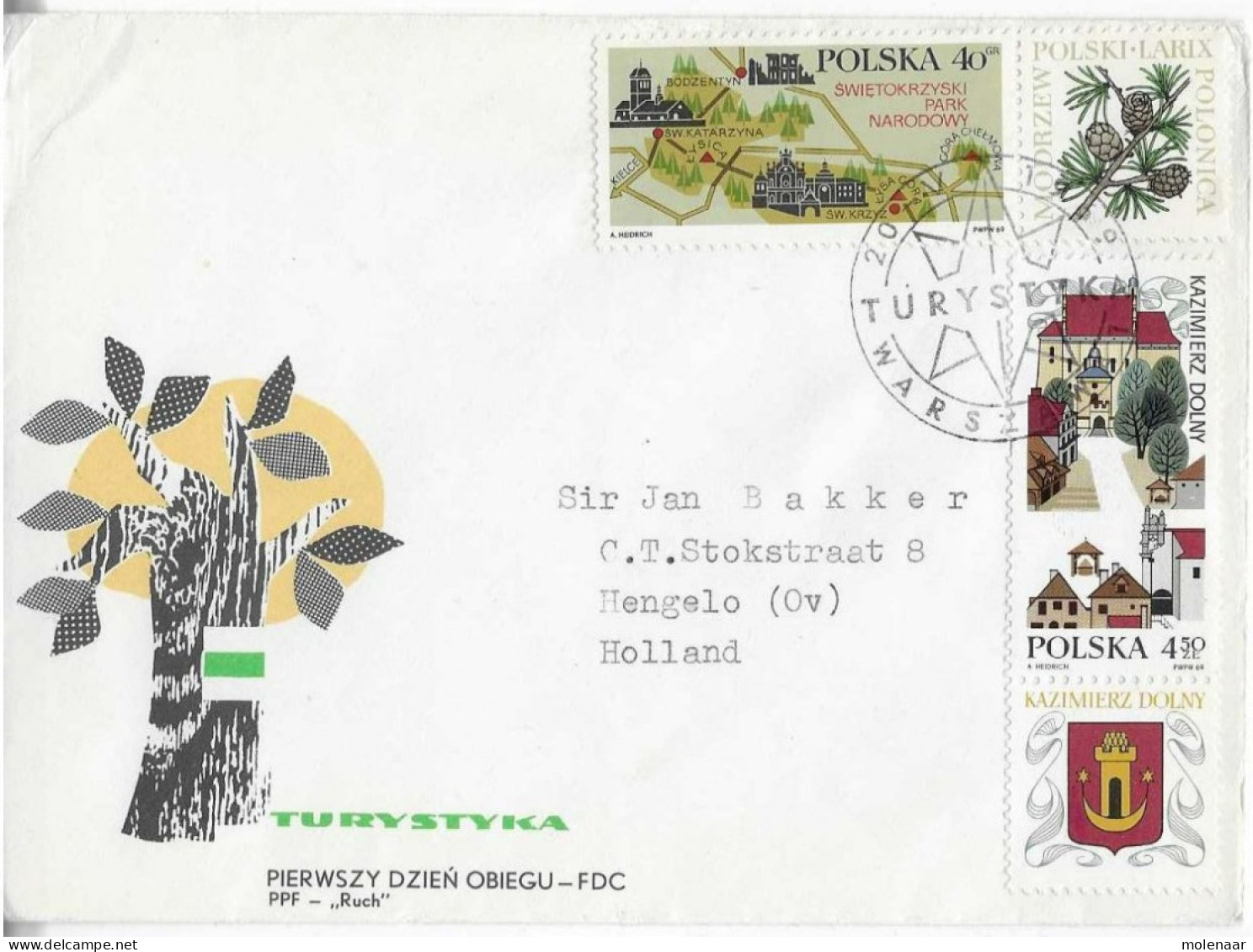 Postzegels > Europa > Polen > 1944-.... Republiek > 1961-70 >brief Me No. 1911 En 1918  (17108) - Storia Postale