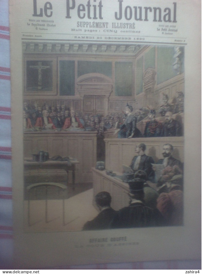 Le Petit Journal N4 Affaire Gouffé Cour D'assises Crime Sac & Malle Millery Près Lyon Confrotation Rue Tronson-Ducoudray - Revistas - Antes 1900