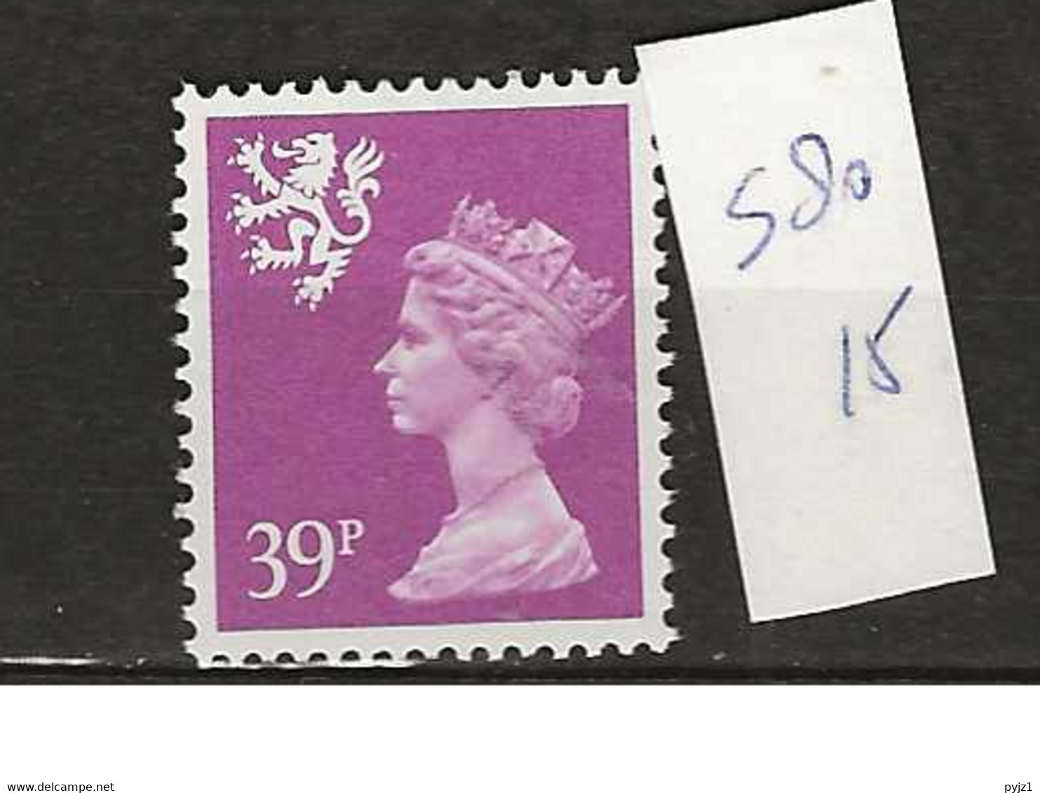 1990 MNH Scotland, SG S80 Perf 15x14 - Scozia