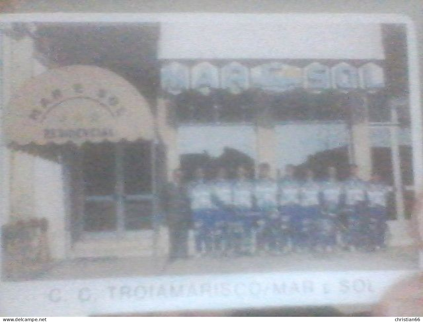 CYCLISME 1992   : PETITE CARTE CC TROIAMARISCO - Cyclisme