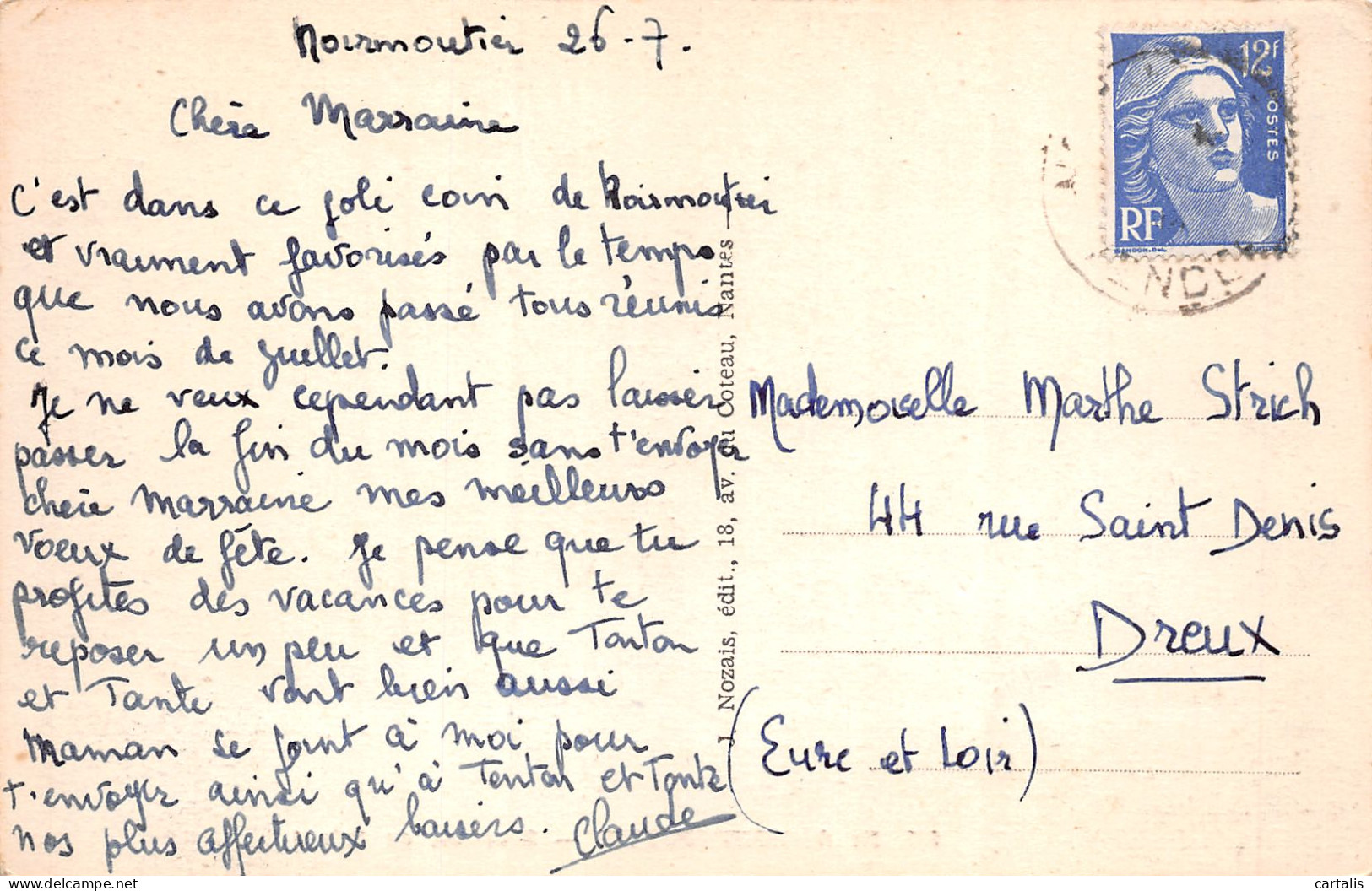 85-ILE DE NOIRMOUTIER-N°C4079-E/0331 - Ile De Noirmoutier