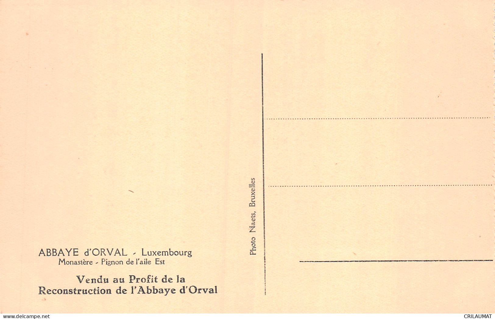 ET-Luxembourg ORVAL -N°T5100-F/0353 - Andere & Zonder Classificatie