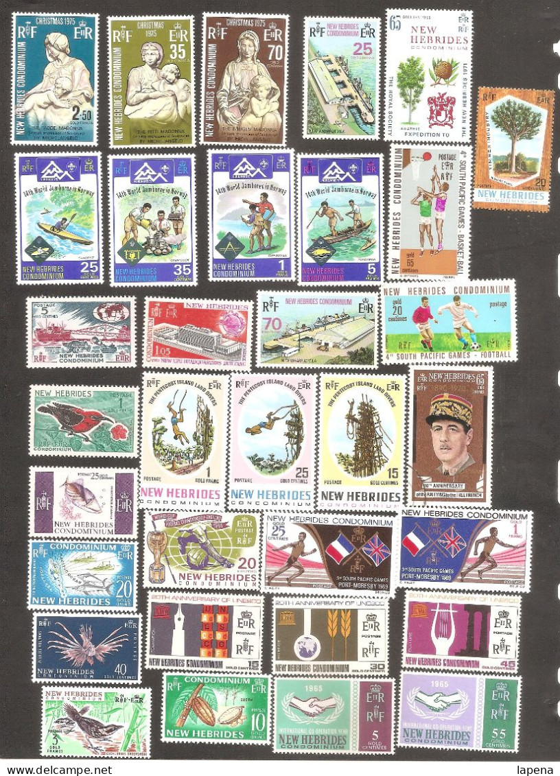 New Hebrides Condominium Lote 33 Stamps News - Ungebraucht