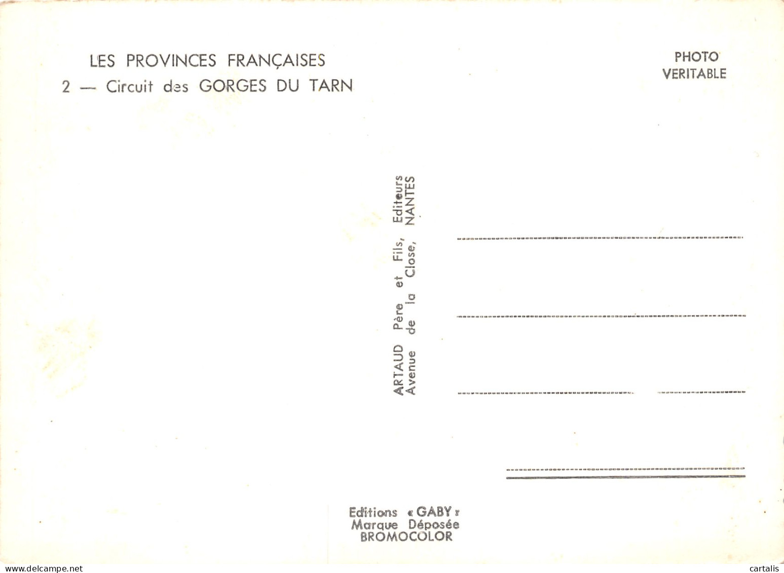 48-GORGES DU TARN-N°C4080-D/0187 - Gorges Du Tarn