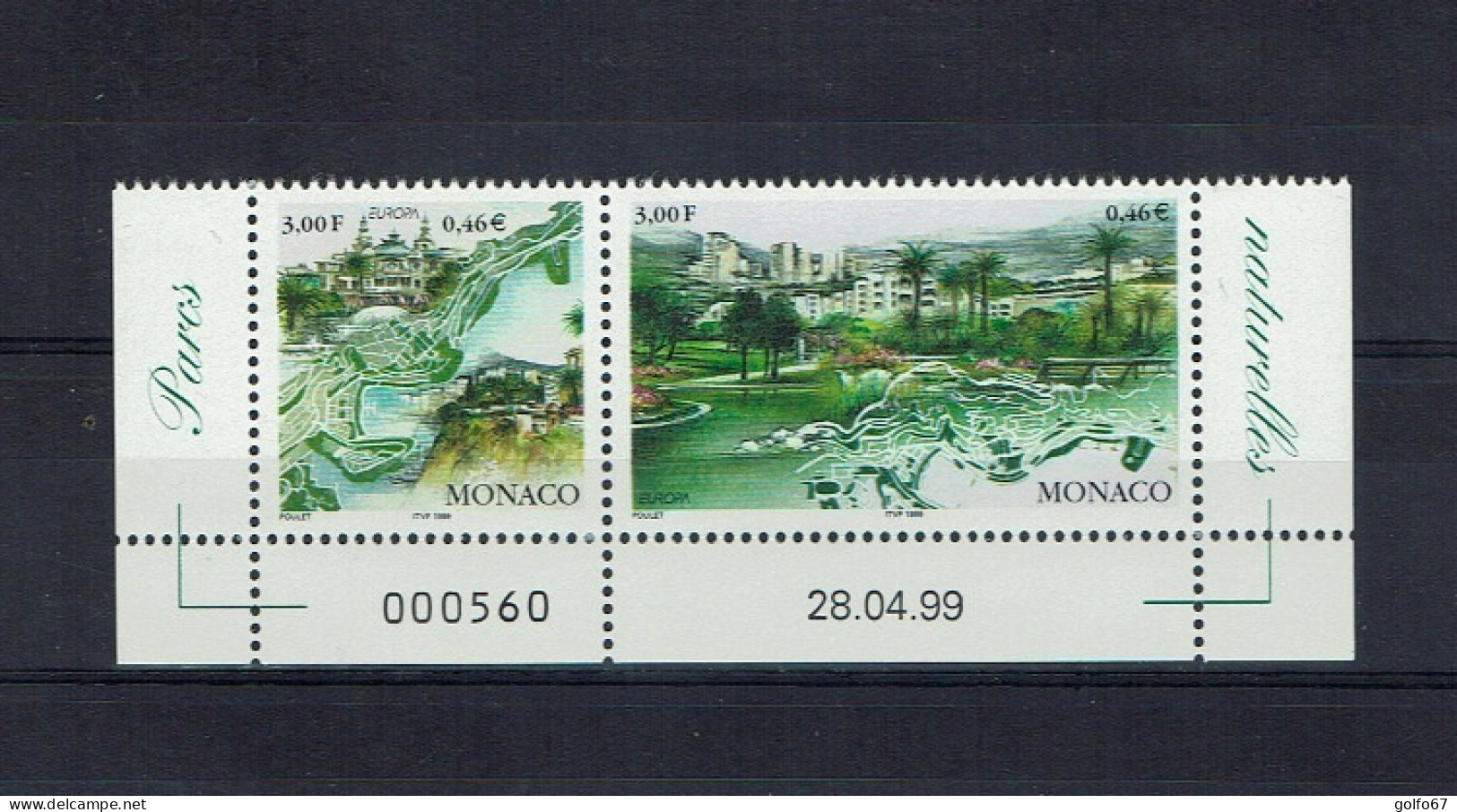 MONACO 1998 Y&T N° 2203 - 2204 La Paire Coin Daté NEUF** - Neufs