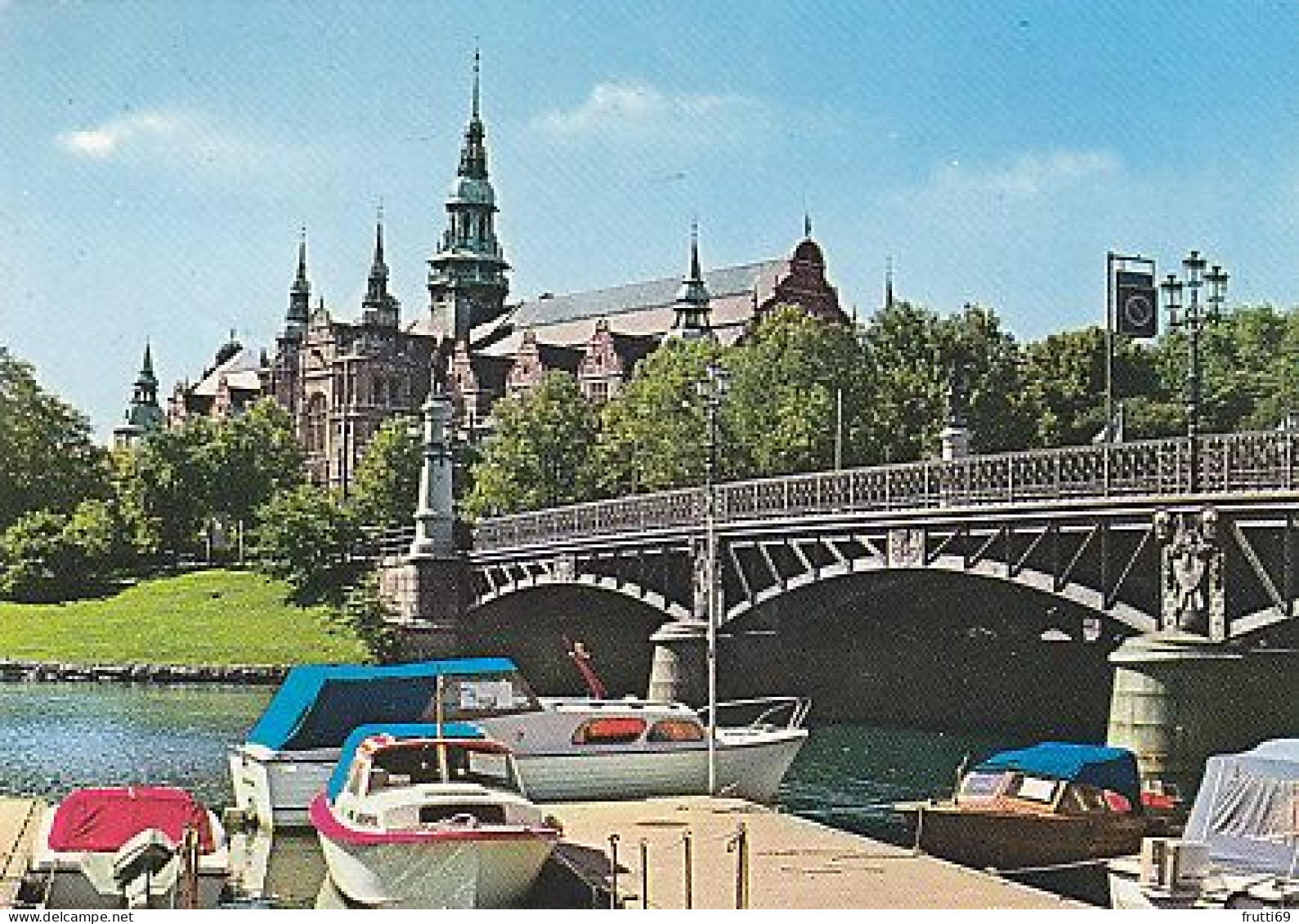 AK 216197 SWEDEN - Stockholm - Djurgardsbron Och Nordiska Museet - Suède