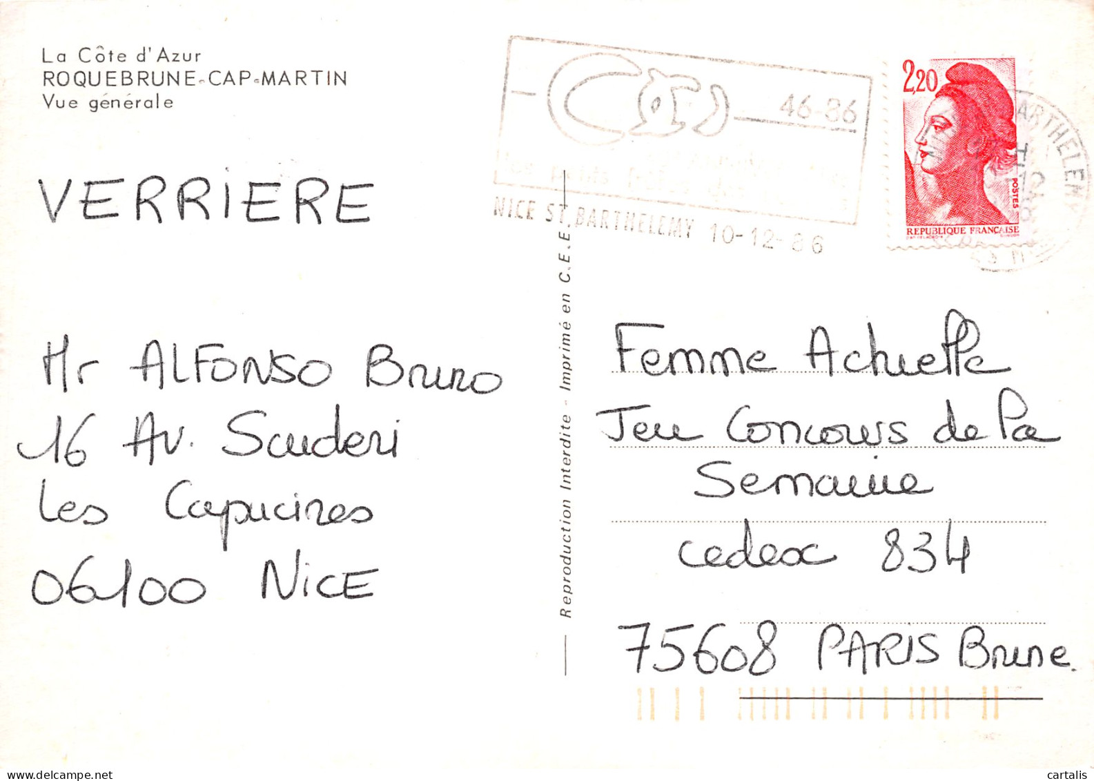 06-ROQUEBRUNE CAP MARTIN-N°C4080-B/0369 - Roquebrune-Cap-Martin