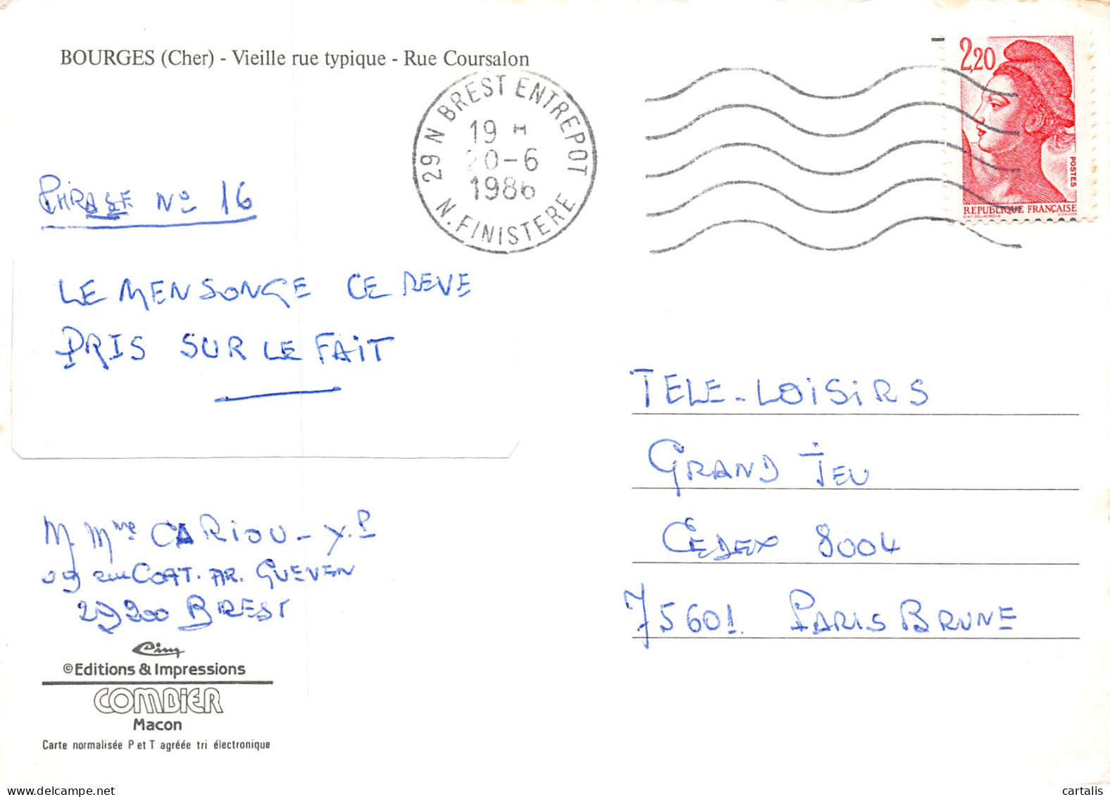 18-BOURGES-N°C4080-B/0333 - Bourges