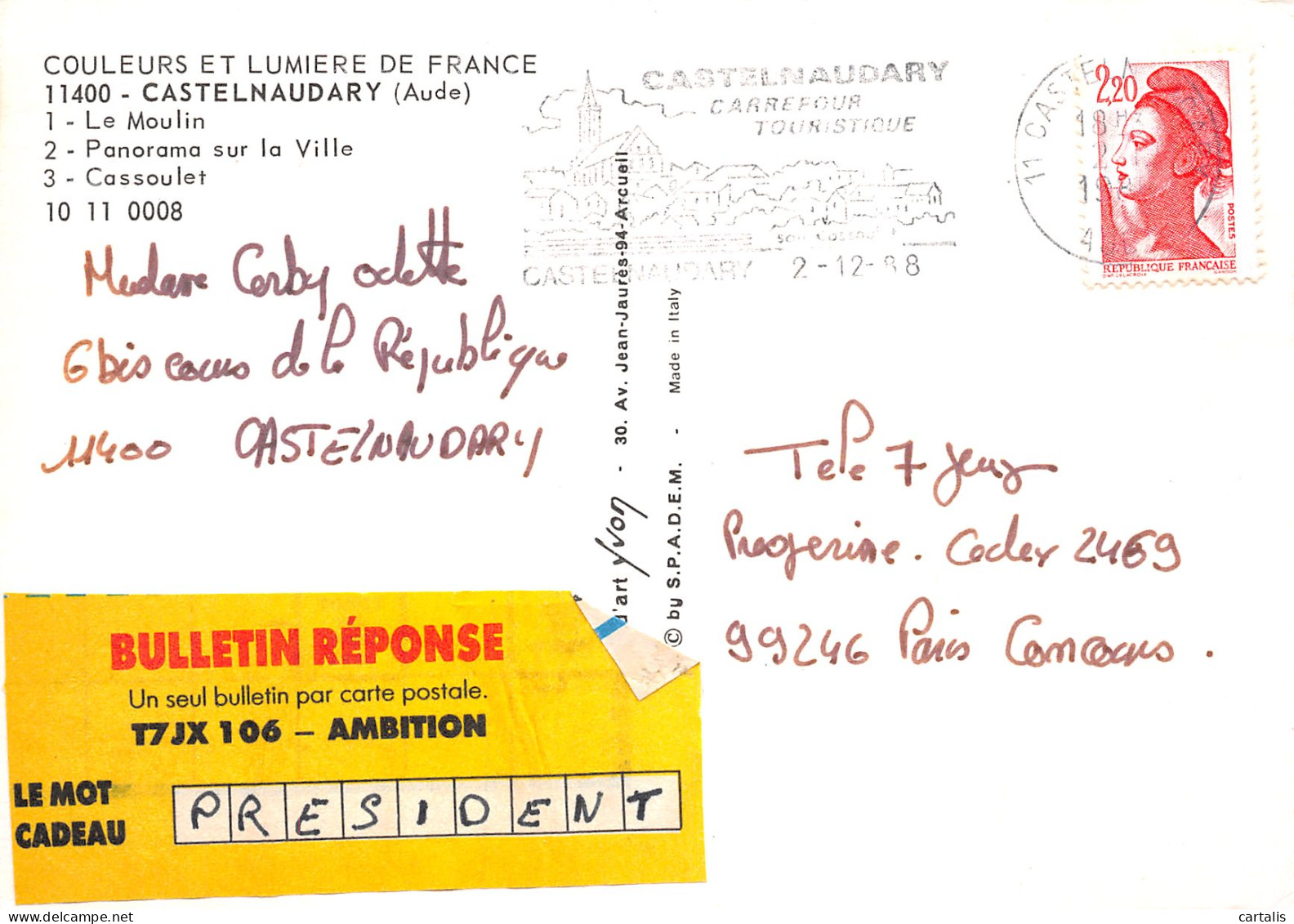 11-CASTELNAUDARY-N°C4080-B/0329 - Castelnaudary