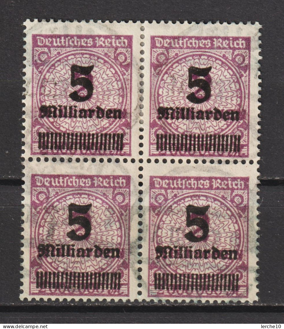 MiNr. 332 Gestempelter Viererblock - Used Stamps