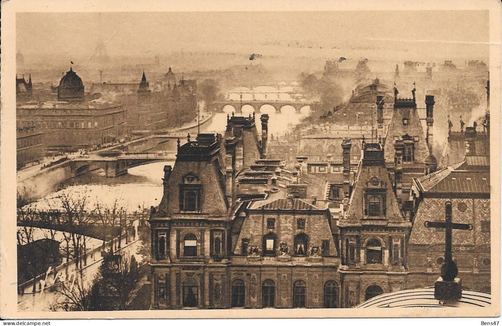 75 Paris Vue Panoramique De Paris - The River Seine And Its Banks